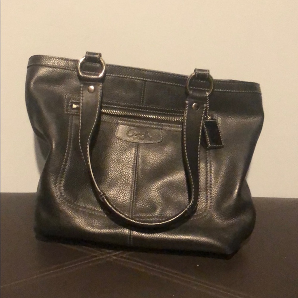 Coach leather purse